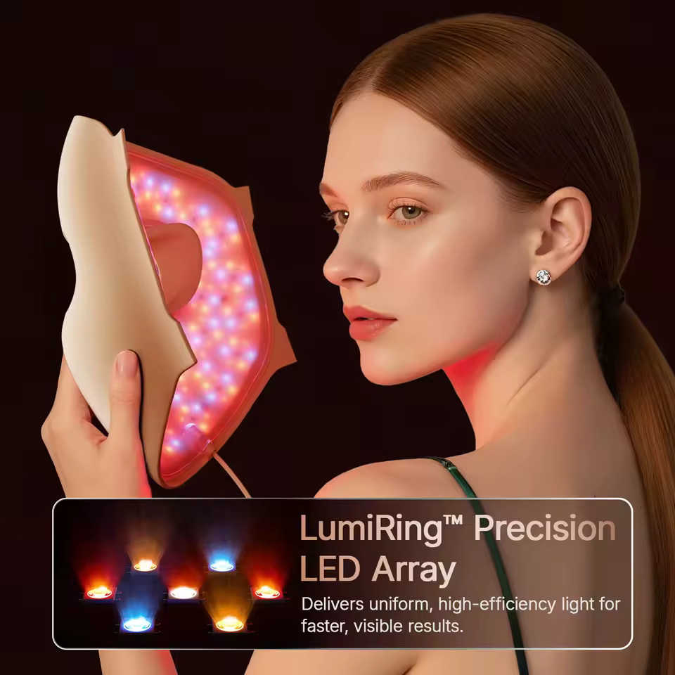 Hello Face M300 LED Light Therapy Mask 311 LEDs, 4D Anti Aging